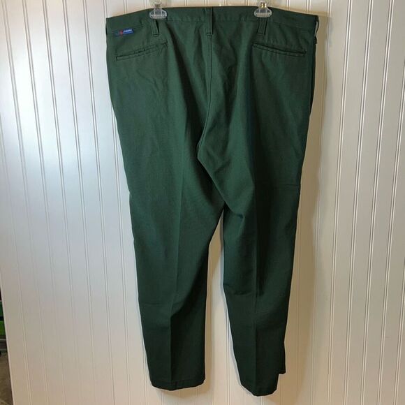 Workrite FR Pants Nomex Green 42X30 Fire Rated 400NMX75SP  Work Wear Flat Front - Picture 5 of 6